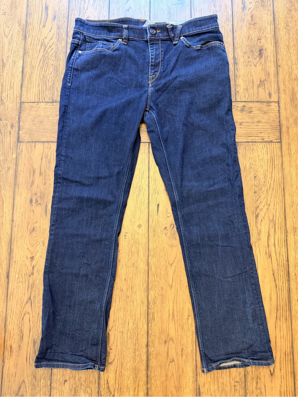 Volcom Men's Solver  Straight Dark Blue Jeans size 36